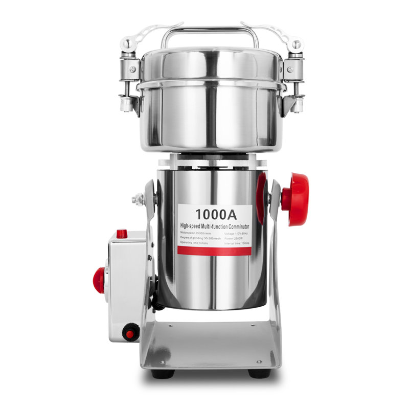 Domccy® 1000G Electric Grain Grinder Mill 25000Rpm HighSpeed Flour